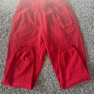 Anine Bing Red Sweatpants